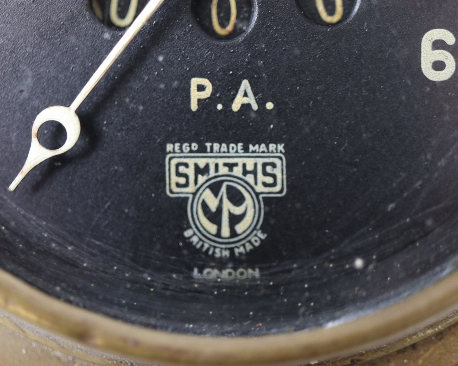 1920's brass Smiths speedometer - Image 2 of 3