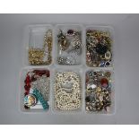 Collection of costume jewellery