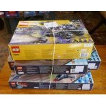 4 boxed Lego sets