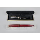 2 x 14ct gold nibbed fountain pens