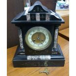 Marble mantel clock