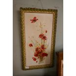 Botanical oil marked I.M.B 1900 - Approx image size: 30cm x 60cm