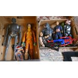 Collection of action hero toys