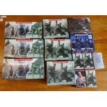 Large collection of WWII military figures