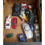 Collection of diecast model cars
