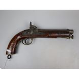 Antique percussion fire pistol