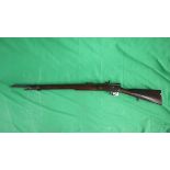 Antique percussion fire rifle