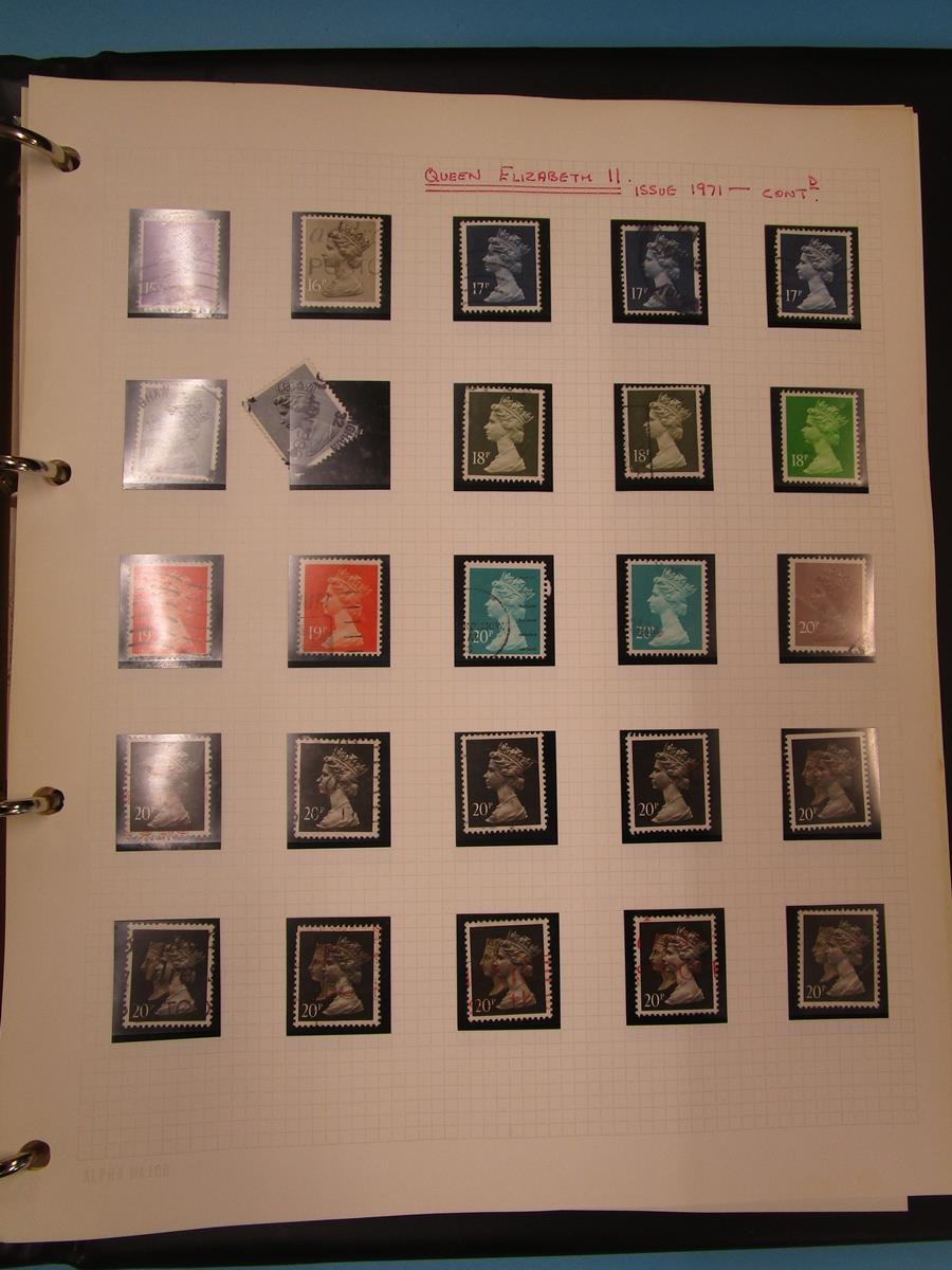 Stamps - Great Britain QV -QE2 in album including 2 margin 1d black - Image 5 of 6