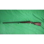 Antique percussion fire rifle