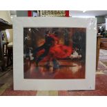 L/E print 38/150 titled Dance II by Raymond Leech RMSA