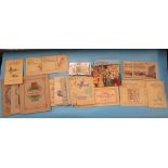 Collection of cigarette cards in albums