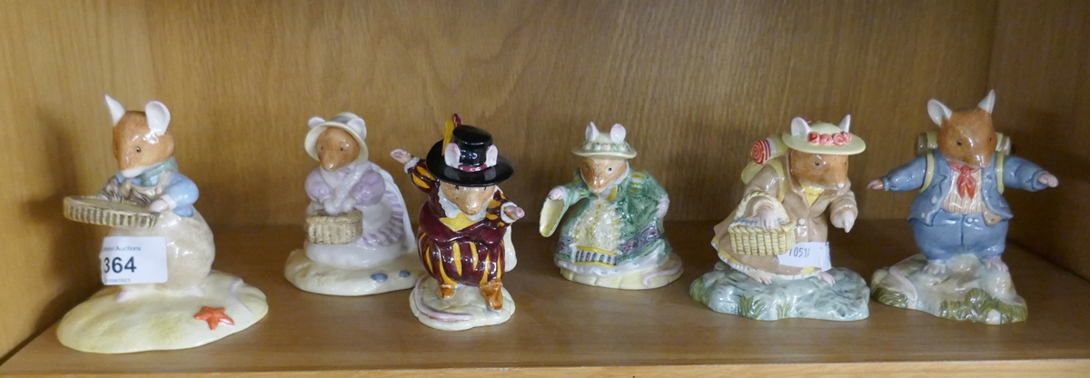 Collection of 6 Royal Doulton Bramley Hedge figurines