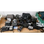 Collection of camera equipment