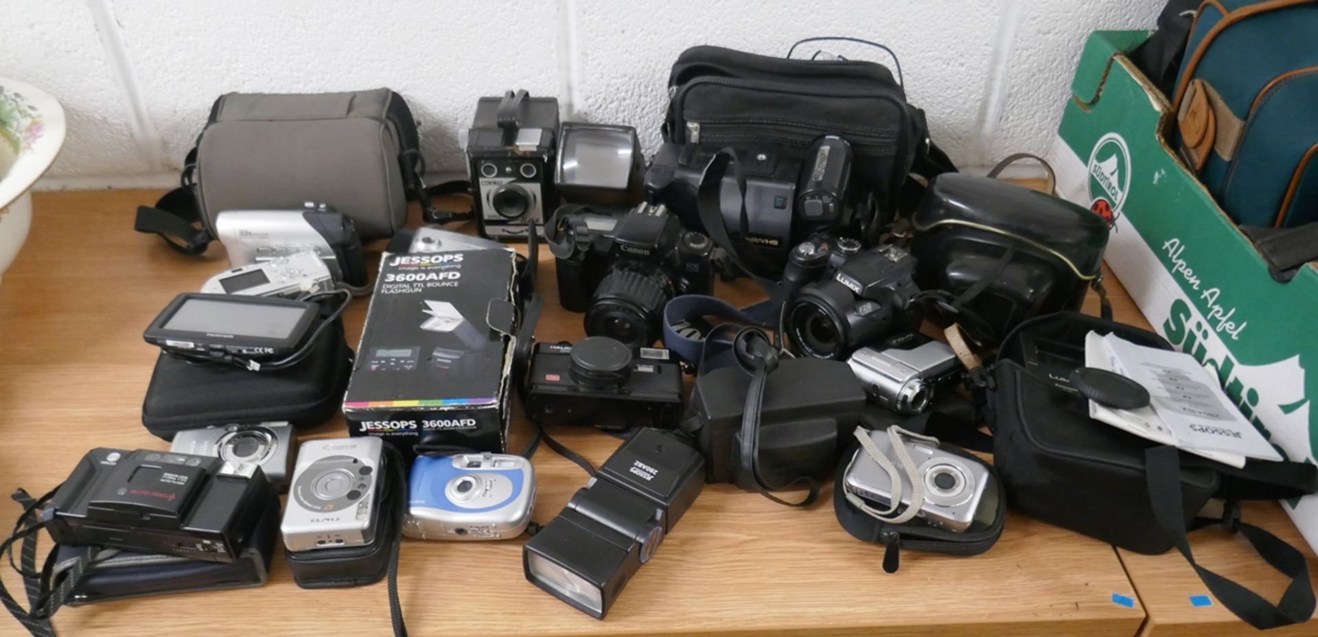 Collection of camera equipment
