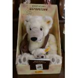 Steiff bear - Father and Sons Expedition in original box