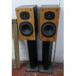 Pair of Tannoy speakers with stands