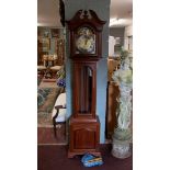 Westminster chimming long case clock