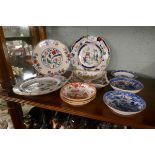 Collection of china plates etc