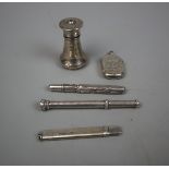 Collection of hallmarked silver to include J Butler & Co propelling pencil - Approx overall