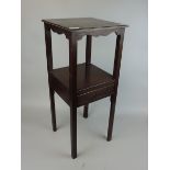 2 tier plant stand with drawer