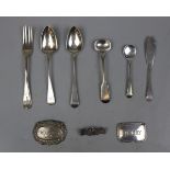 Collection of hallmarked silver - Approx weight: 97g