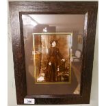 Framed Victorian photograph of Lady