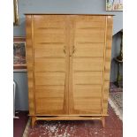 Kean and Scott mid century walnut wardrobe - Approx size W: 127cm D: 56cm H: 177cm