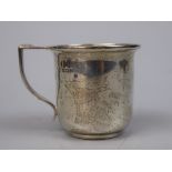 Hallmarked silver mug - Approx weight: 73g