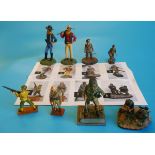 Collection of Military figures to include Del Prada, Britain's etc
