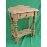 Small pine washstand