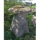 Antique staddle stone - Approx height: 80cm