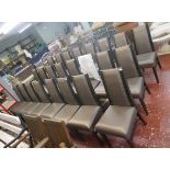 Set of 32 contemporary good quality dining chairs