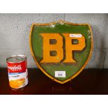 Metal BP sign - Approx height: 25cm