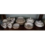 Large collection of Royal Doulton Clarendon pattern