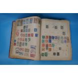 Stamps - World early to middle period in old French printed album