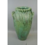 Salt glazed terracotta vase - Approx height: 43cm