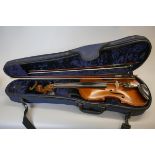 Violin by the London Violin Company plus 2 bows