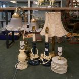 Collection of lamps