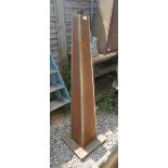 Metal obelisk - Approx height 144cm