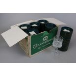 Box of 6 Tyrone Crystal full lead crystal wine glasses