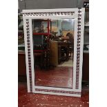 Bevelled glass ornate mirror