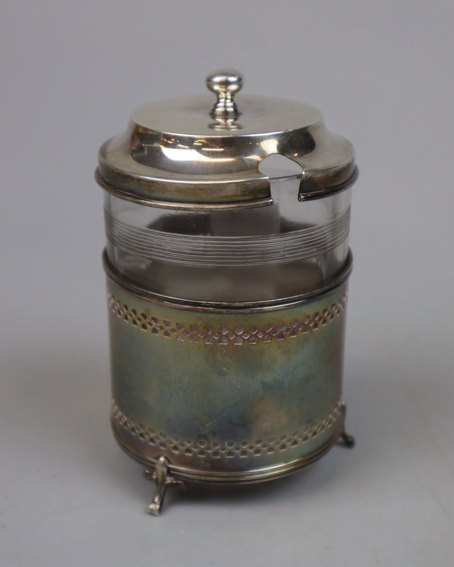 Hallmarked silver sugar bowl together with a hallmarked silver jam pot - Approx weight of silver - Image 3 of 6