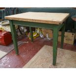 Small pine table