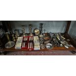 Collection of metal ware