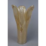 Murana glass handkerchief vase - Approx height 43cm