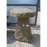 Antique staddle stone