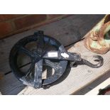 Vintage pulley wheel