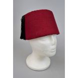 Traditional red fez