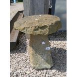 Antique staddle stone