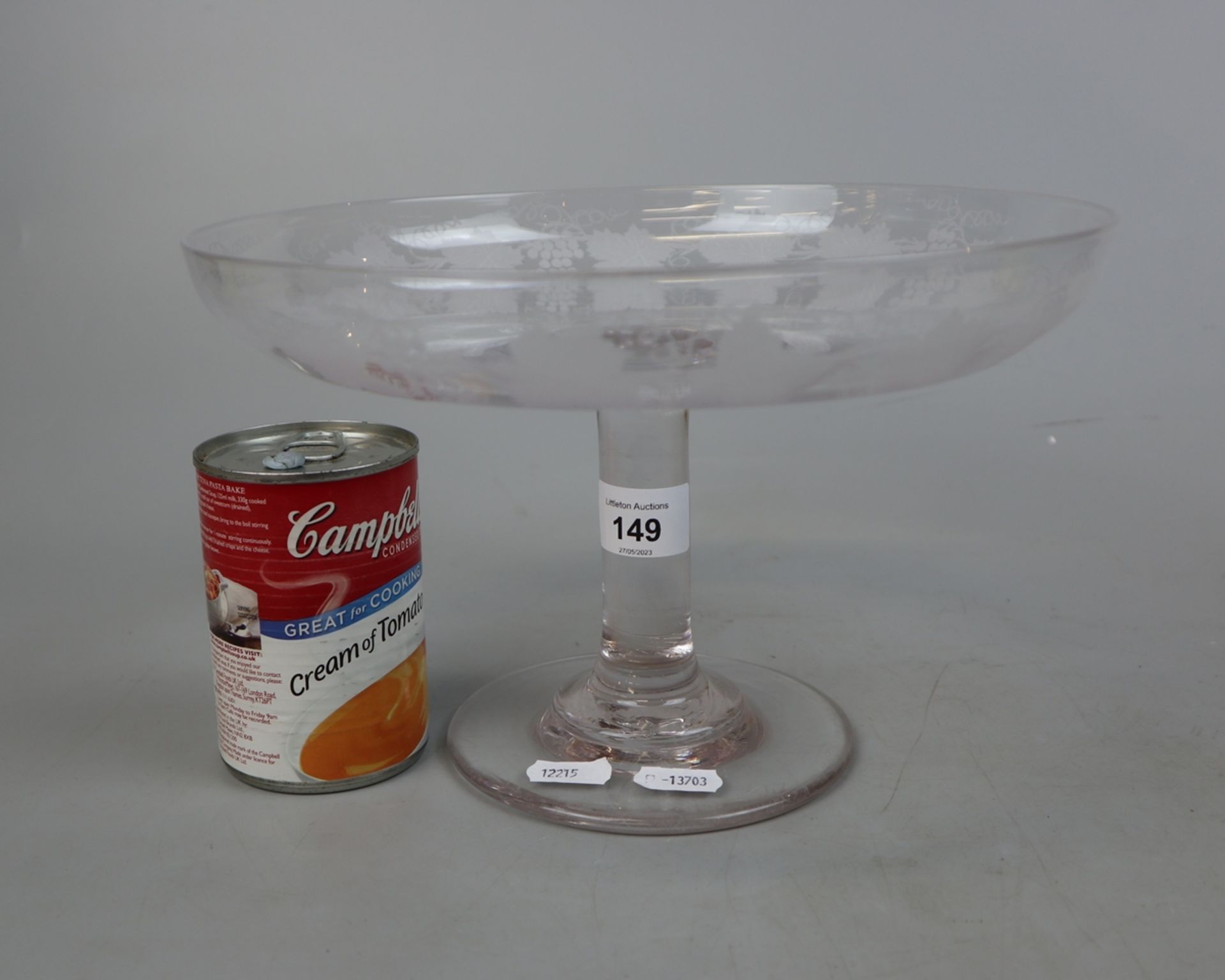 Victorian glass cake stand - Image 2 of 2